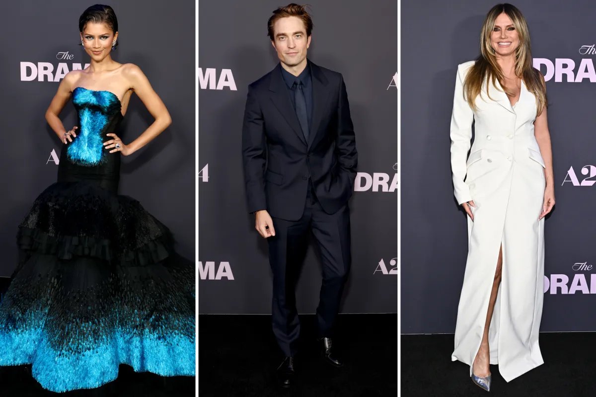 Zendaya, Robert Pattinson, Heidi Klum and more