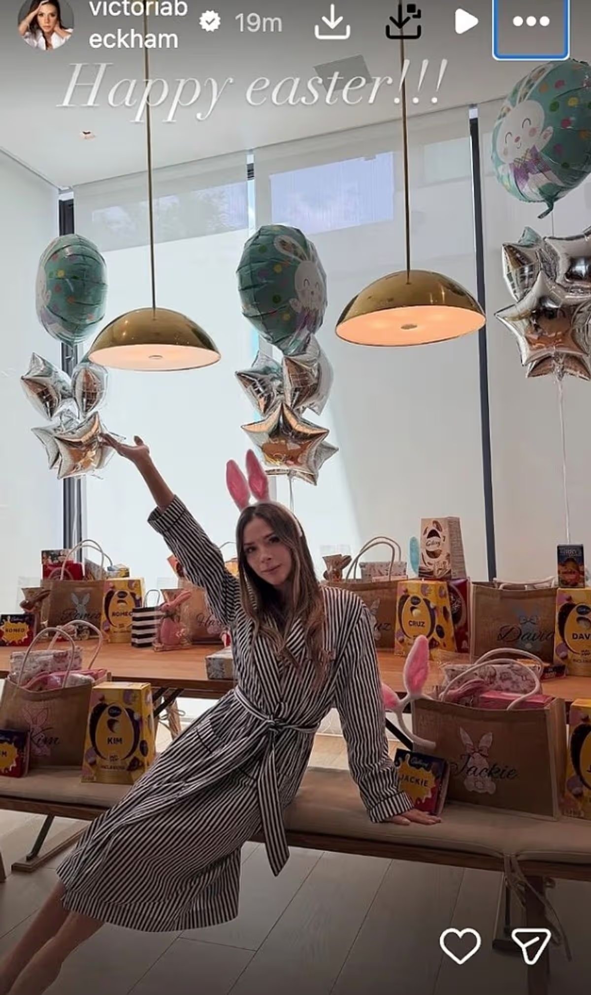 Victoria Beckham showed off her array of presonalised Easter hampers 0 Screenshot 2026 04 06 at 074214