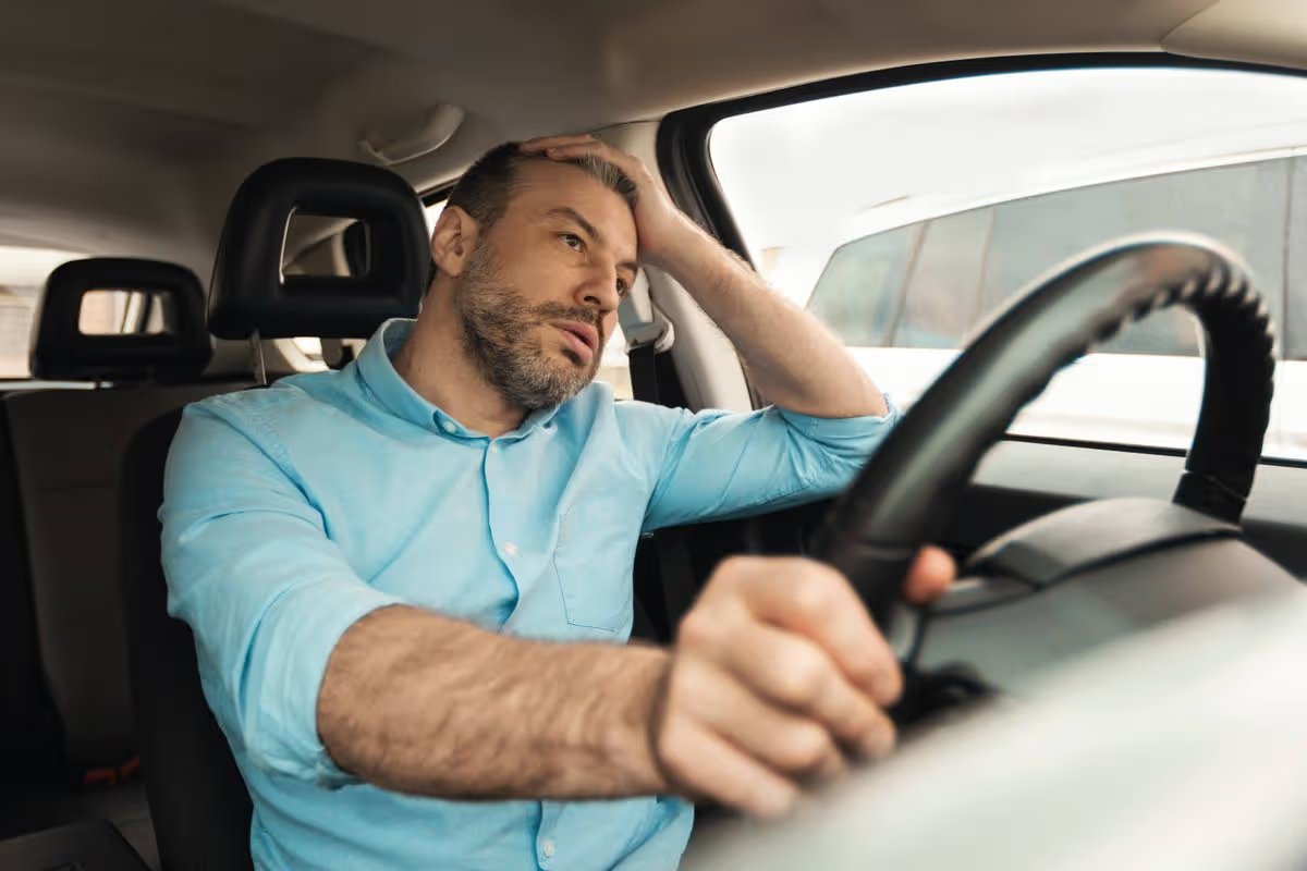 TikTok star Grime Gran 0 Upset bored man driving new car in city