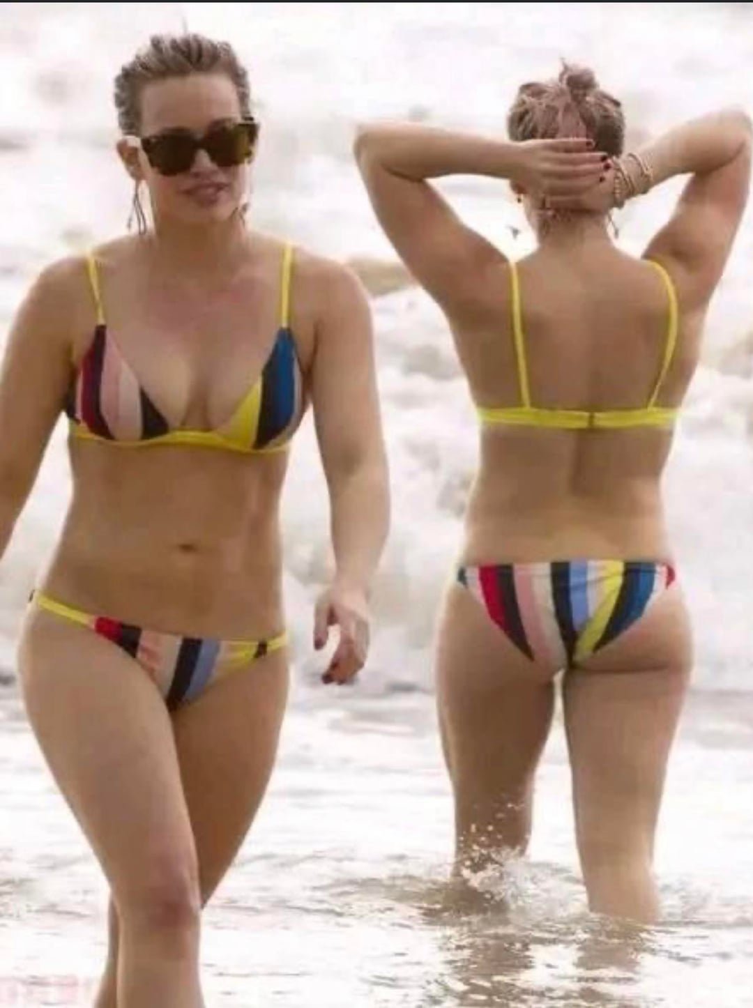 Hillary Duff in Color Bikini