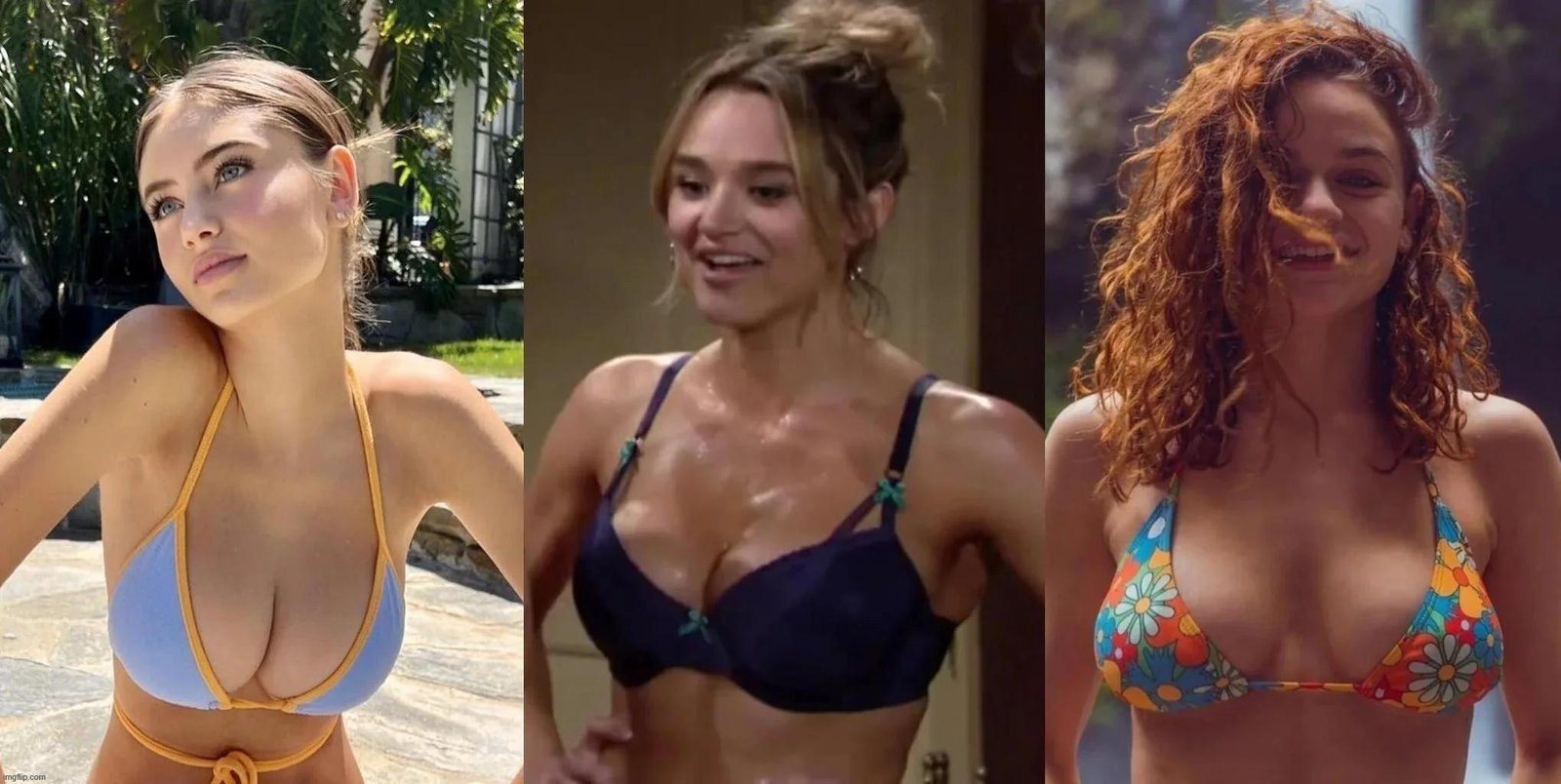 Leni Klum vs Hunter King vs Joey King who has the best bikini body?