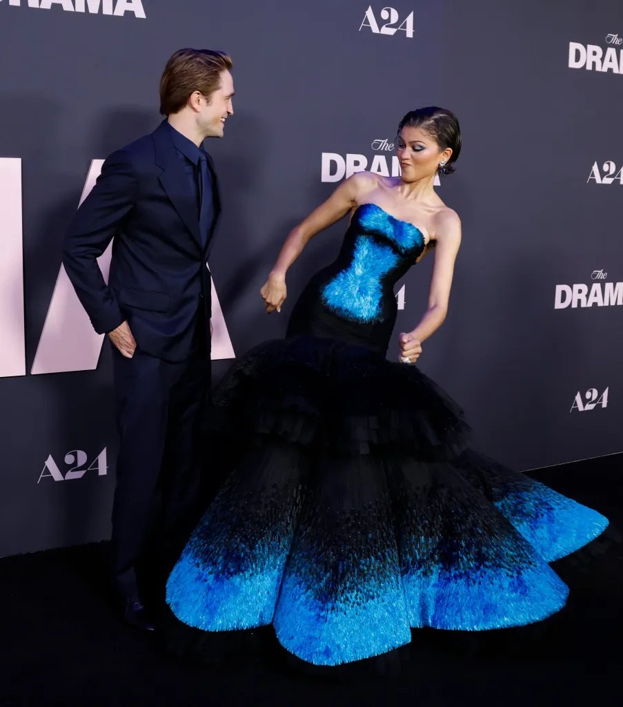 Zendaya, Robert Pattinson, Heidi Klum and more robert pattinson zendaya arrive red 124914709