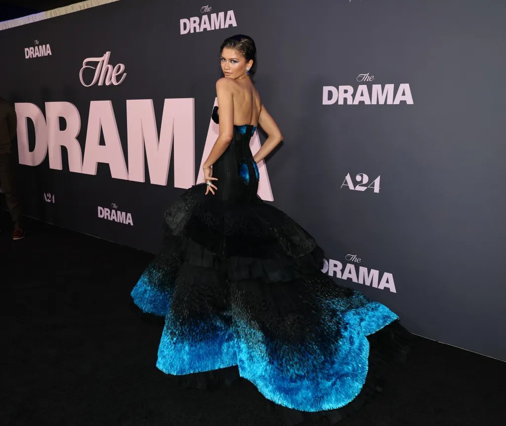 Zendaya, Robert Pattinson, Heidi Klum and more zendaya attends premiere a24s drama 124912277 e70c80